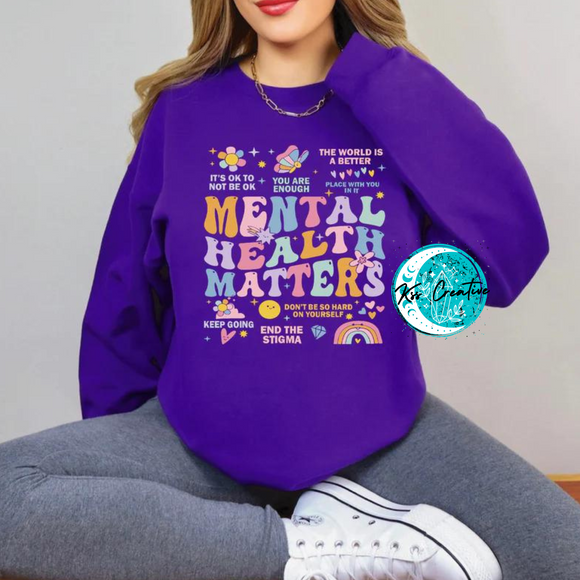 Mental Health Matters (colorful) Pullover